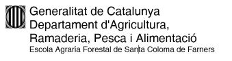 Generalitat de Catalunya · Escola Agrària Forestal Casa Xifra